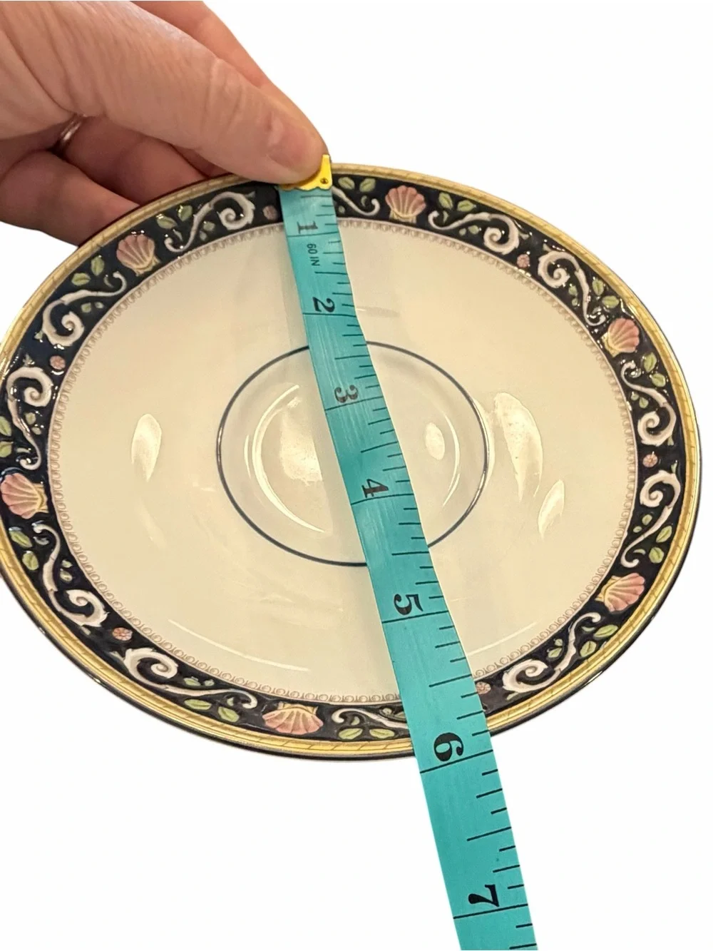 WEDGWOOD RUNNYMEDE BLUE Bone China Footed Cup & Saucer 2 Sets England W4772